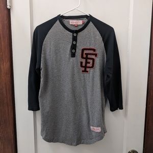 Vintage Inspired Baseball Tee by Mitchell & Ness